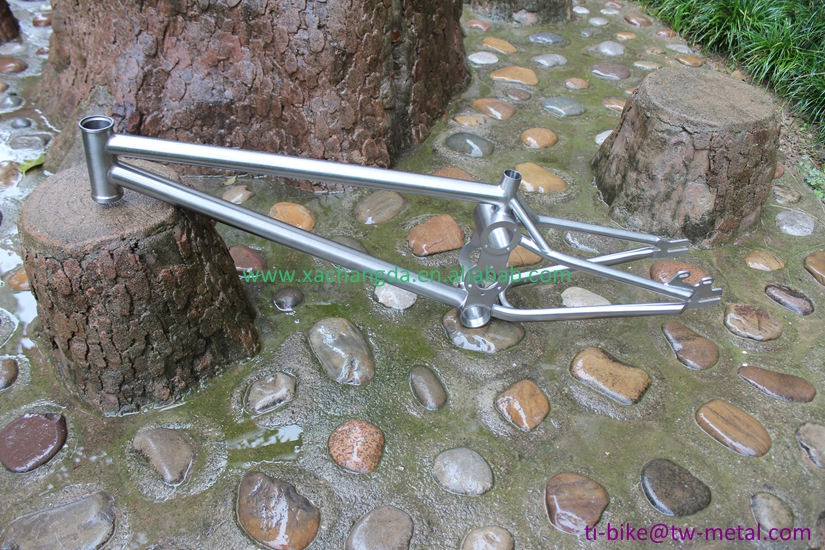 XACD made titanium BMX bike frame