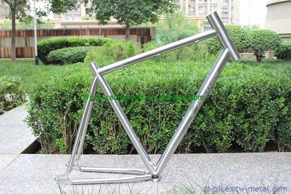 Titanium Cyclocross Bike Frame with OEM Service