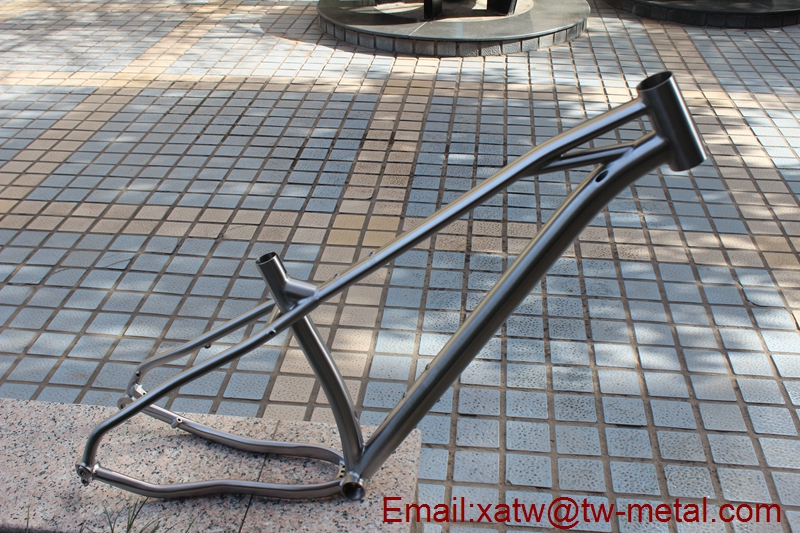 titanium mountain bike frame thru axle 142X12mm