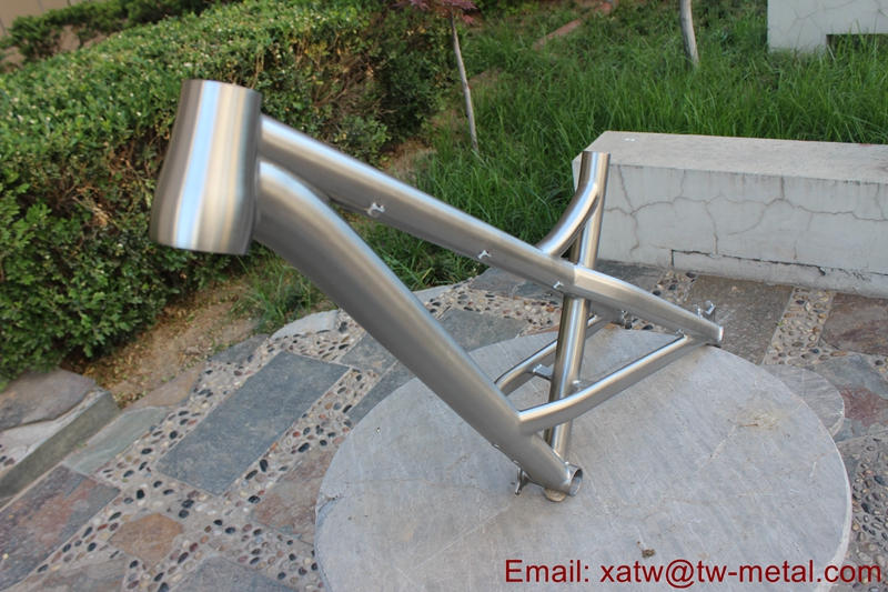 titanium hardtail bike frame
