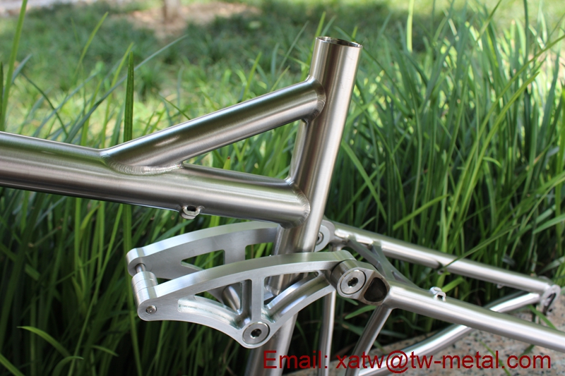 Ti suspension bike frame Bafang G510 motor