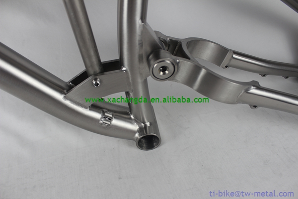 titanium soft tail bike frame
