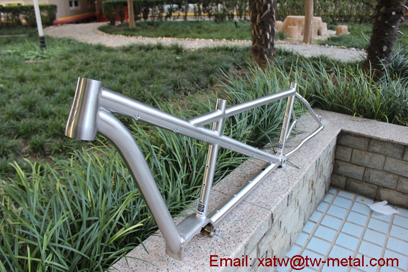 Titanium Tandem E-Bike Frame